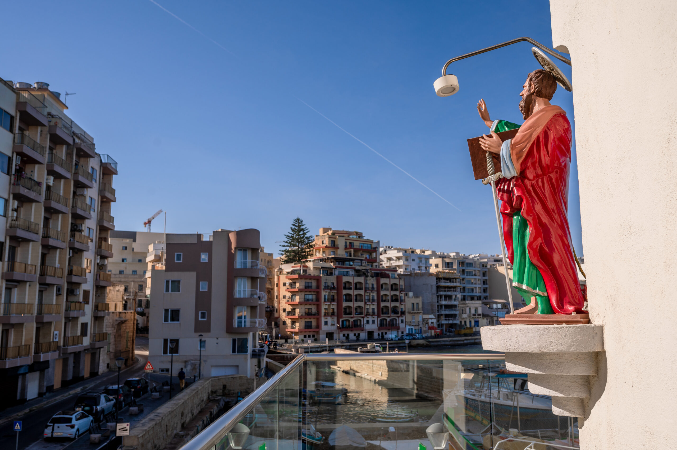 Town view from our hotel in Malta.